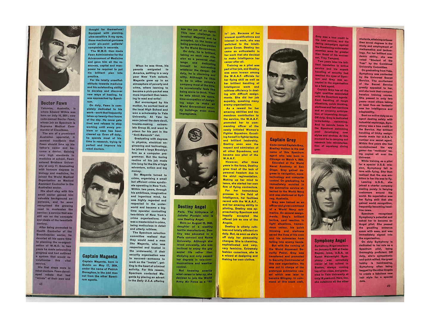 Vintage Gerry Andersons Captain Scarlet & The Mysterons Annual 1967