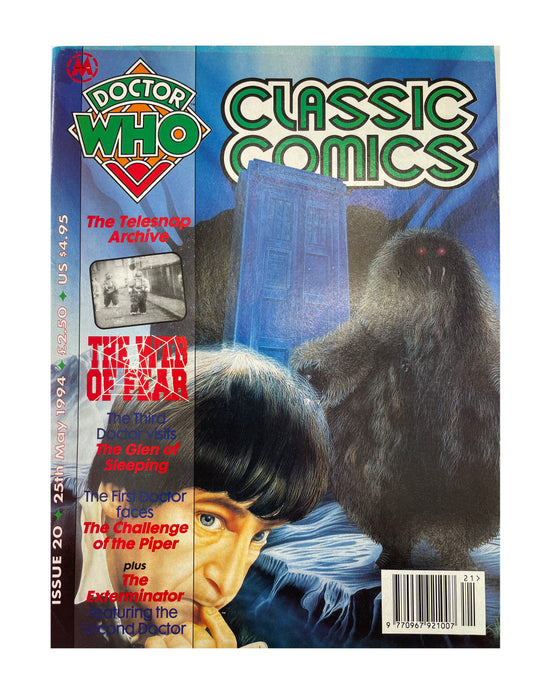 Vintage 1994 Marvels Doctor Dr Who Classic Comics Full Colour Issue 20 Comic 25th May 1994 - Brand New Shop Stock Room Find