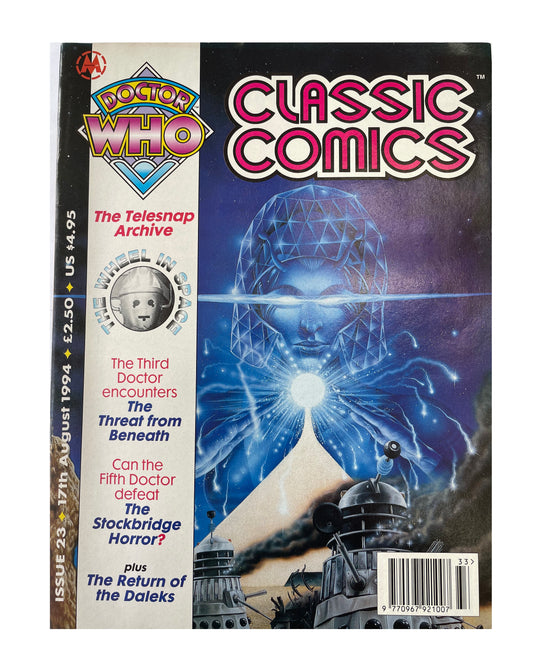Vintage 1994 Marvels Doctor Dr Who Classic Comics Full Colour Issue 23 Comic 17th August 1994 - Brand New Shop Stock Room Find
