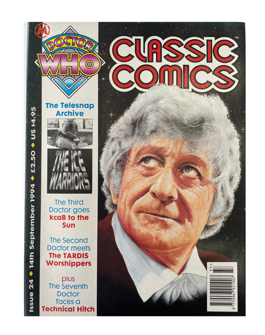 Vintage 1994 Marvels Doctor Dr Who Classic Comics Full Colour Issue 24 Comic 14th September 1994 - Brand New Shop Stock Room Find