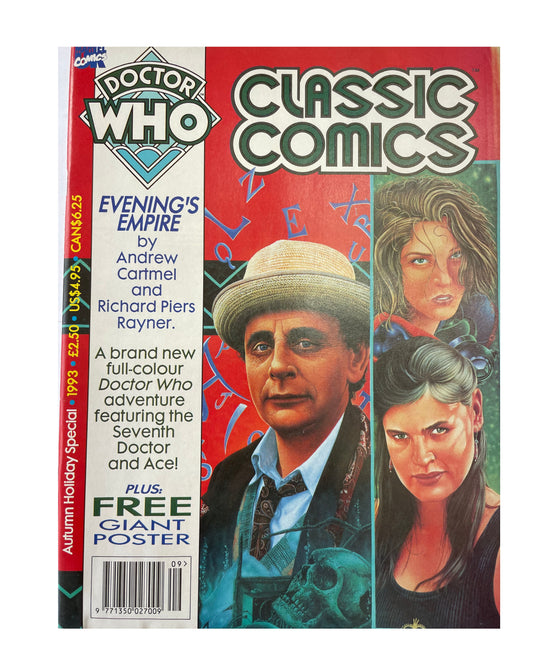 Vintage 1993 Marvels Doctor Dr Who Classic Comics Full Colour Comic - Autumn Holiday Special 1993 - Brand New Shop Stock Room Find