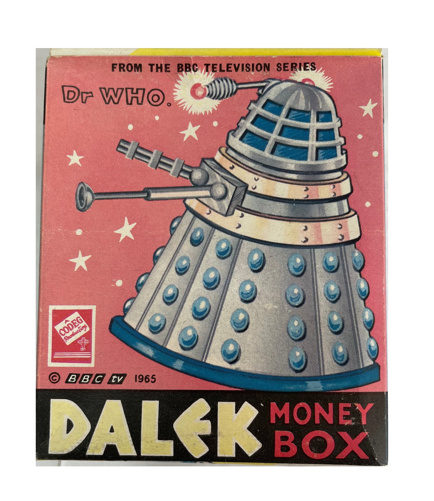 Vintage 1965 Dr Who Cowan de Groot Ltd Dalek Money Box - Empire Made Doctor From The TV Series - Mint In The Original Box - Ultra Rare Shop Find