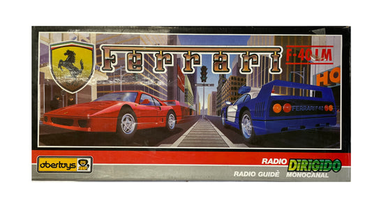 Vintage 1970's Obertoys Ferrari Red F-40LM Radio Controlled Super Car - Fantastic Condition - In The Original Box