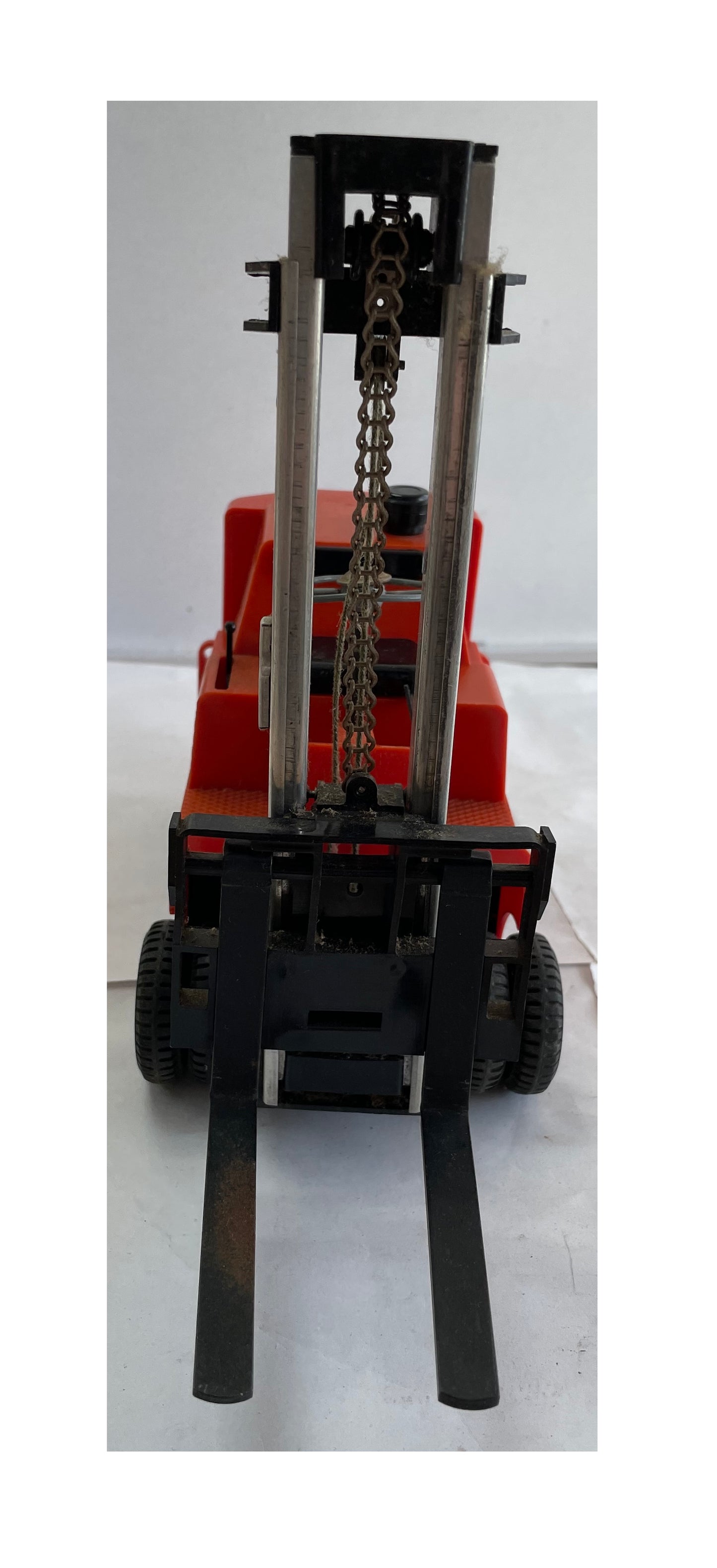 Vintage 1950's Victory Industries Conveyancer Fork Truck 1:14 Scale Battery Operated Model - In The Original Box.