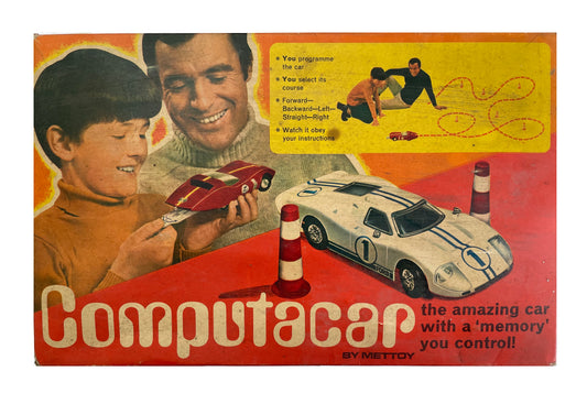 Vintage 1960's Mettoy Playthings Computacar - The Amazing Car With A Memory You Control - Complete In The Original Box