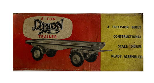Vintage 1950's Shackleton Model - 8 Ton Dyson Trailer Precision Build Constructional Scale Model - Fantastic Condition - In The Original Box