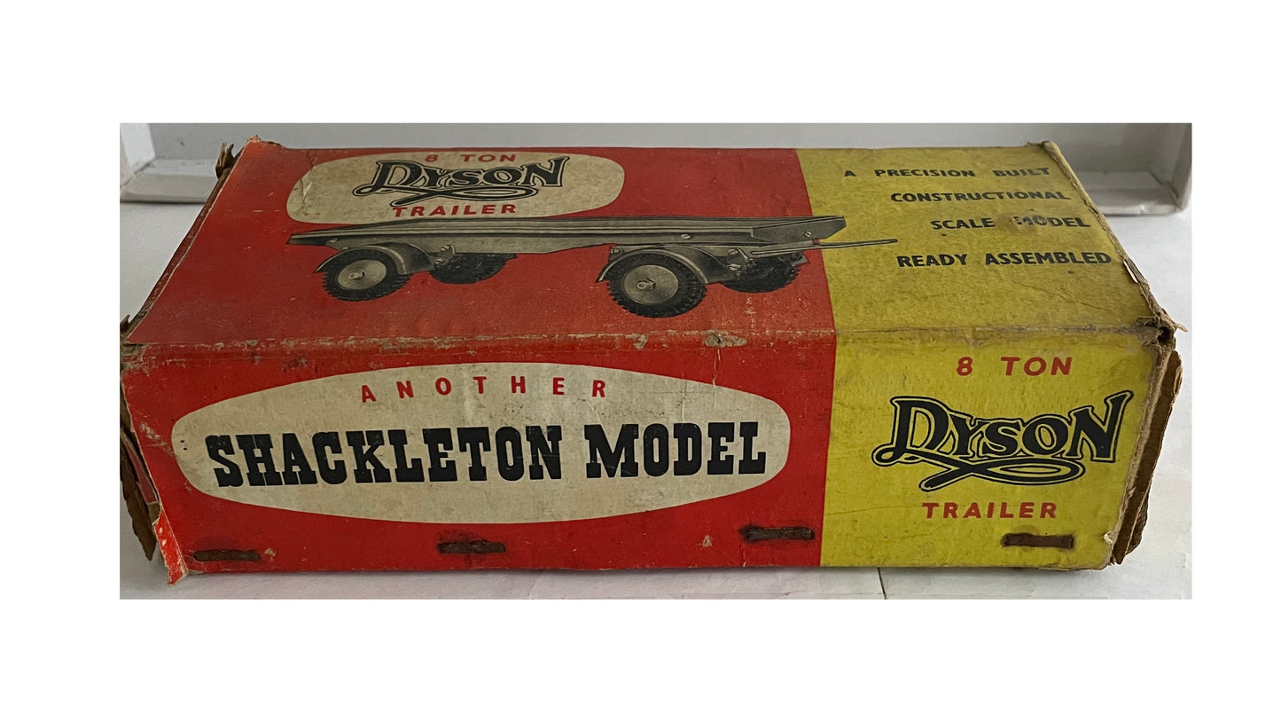 Vintage 1950's Shackleton Model - 8 Ton Dyson Trailer Precision Build Constructional Scale Model - Fantastic Condition - In The Original Box