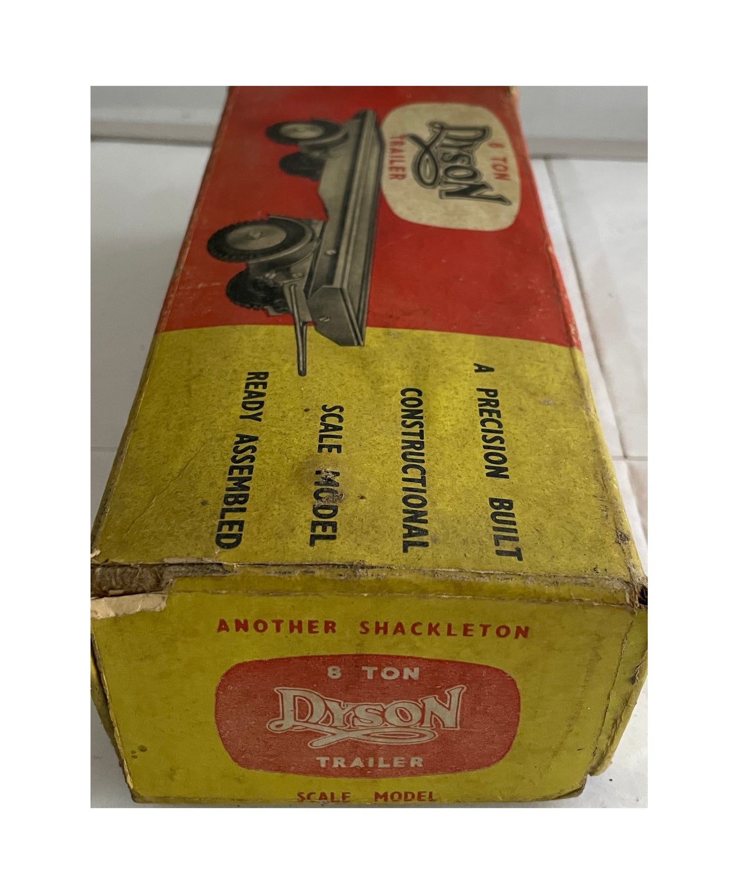 Vintage 1950's Shackleton Model - 8 Ton Dyson Trailer Precision Build Constructional Scale Model - Fantastic Condition - In The Original Box