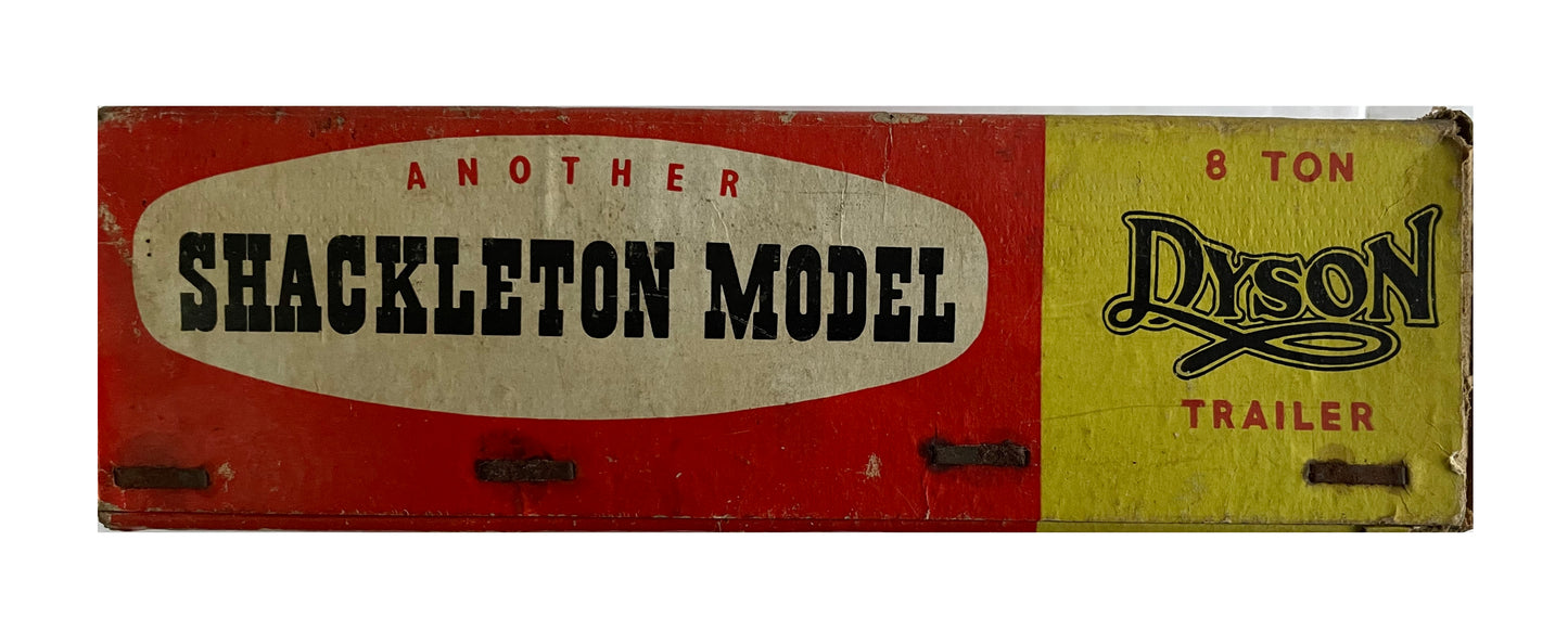 Vintage 1950's Shackleton Model - 8 Ton Dyson Trailer Precision Build Constructional Scale Model - Fantastic Condition - In The Original Box