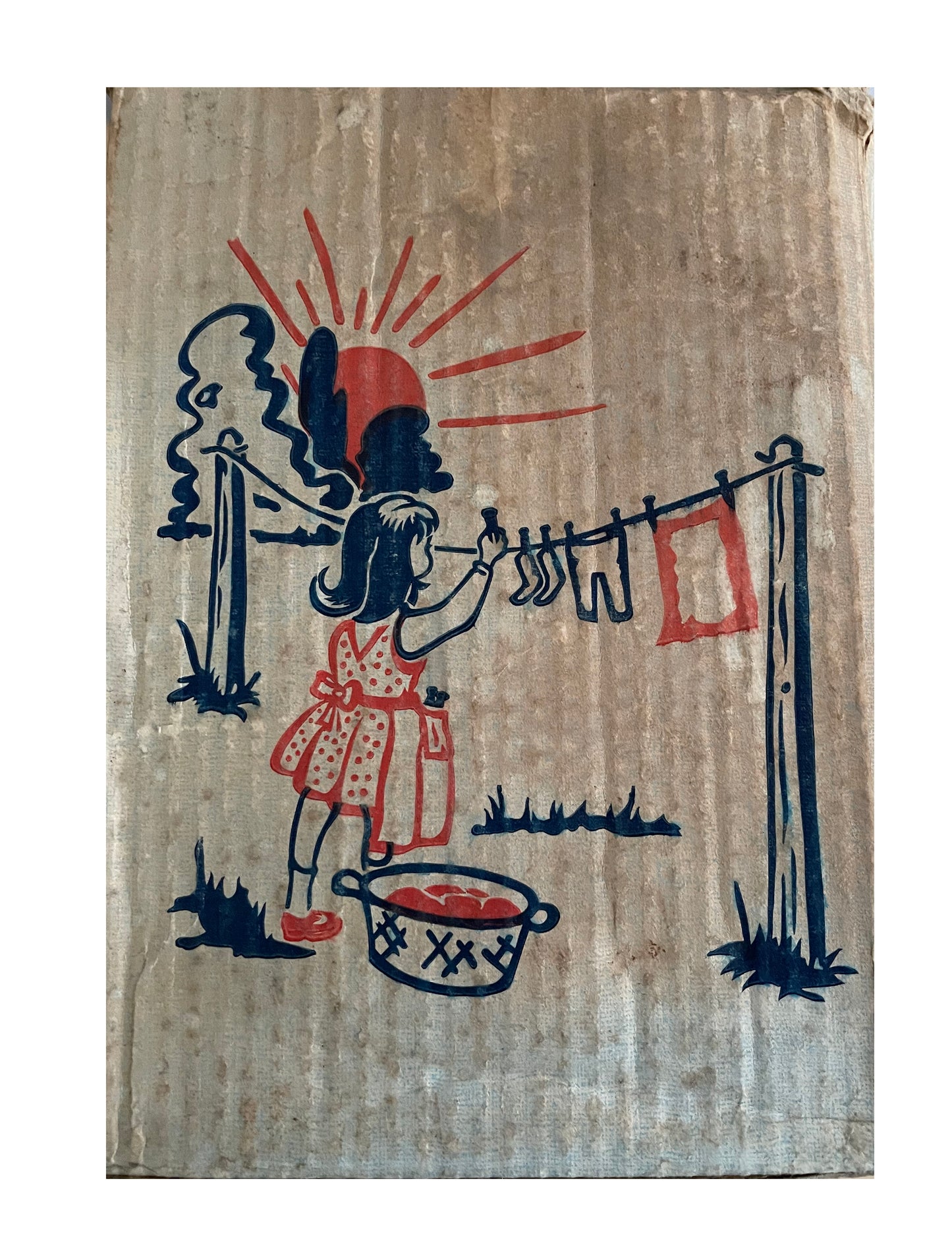 Vintage 1950's /1960's Chad Mary Lou Battery Operated Electric Washing Machine And Spin Dryer Valley - Fully Working In The Original Box.