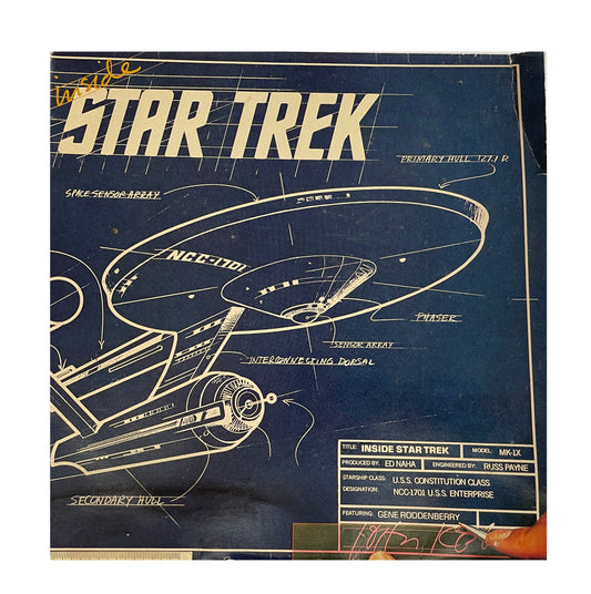 Vintage 1976 Inside Star Trek 12" Vinyl Record Album