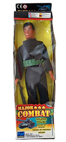 Major Combat Vintage 1998 11 Inch Action Soldier Action Figure By Playmakers - New In Box - Shop Stock Room Find