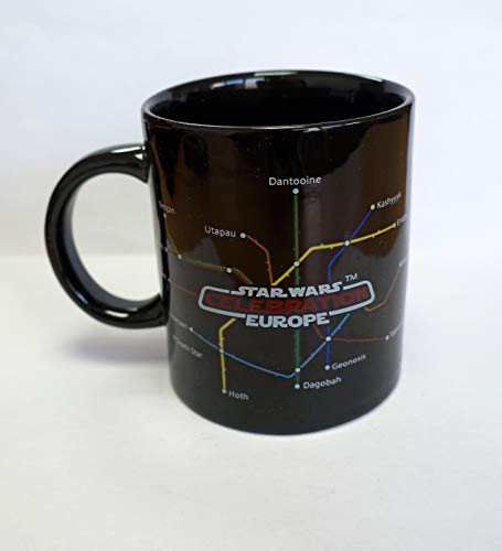 Star Wars Celebration Europe Vintage Galaxy Map Mug 13th - 15th July 2007 Excel London - May The Force Be With You Shop Stock Room Find