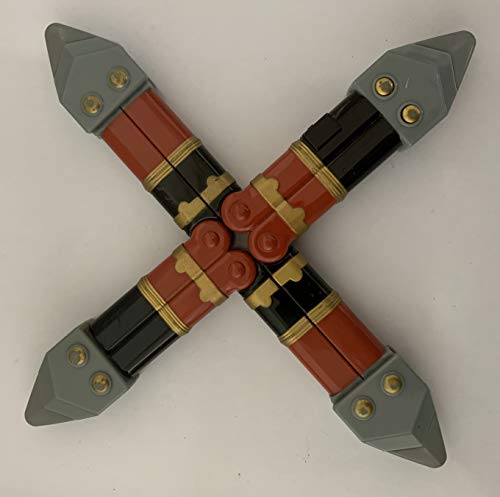 MIGHTY MORPHIN POWER RANGERS Vintage 2002 Bandai Electronic Cross Sword With Sound Effects - Fantastic Condition Ultra Rare Item