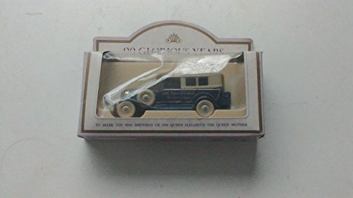 Days Gone LLEDO SCALE MADE IN ENGLAND 90 GLORIOUS YEARS ROYAL BIRTHDAY AUGUST 4th 1990 OF H.M QUEEN ELIZABETH THE QUEEN MOTHER ROLLS ROYCE.