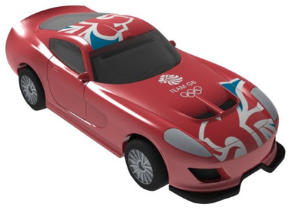 Vintage 2012 Corgi Team GB Racers Red Saloon Car Replica Vehicle Mint On Original Card - Shop Stock Room Find
