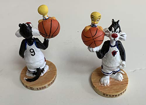 SPACE JAM Vintage 1996 Sylvester & Twwety Pie Collectable Figurine Factory Sealed Shop Stock Room Find