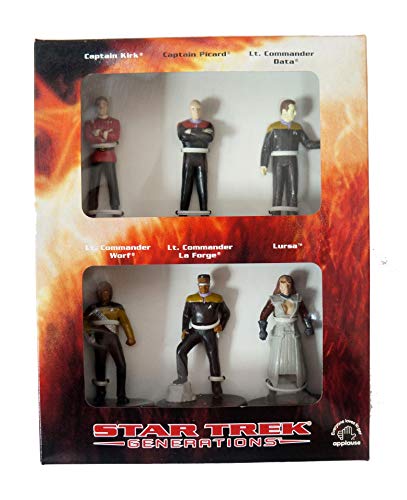 Star Trek Vintage Generations 1994 Six Action Figure Box Set By Applause Factory Sealed Shop Stock Room Find