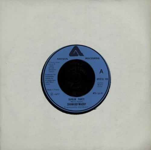 Showaddywaddy A.Side Dancin' Party, B.Side One Of These Days, Arista Record Label 1977, 7 inch vinyl Single