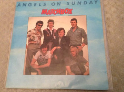 Vintage 1981 Matchbox - Angels On Sunday 7" Vinyl Record 45RPM Magnet Record Label