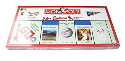 Vintage 2001 St Louis Cardinals Major League Baseball Official Collectors Edition Monopoly Property Trading Board Game - Brand New Factory Sealed Shop Stock Room Find