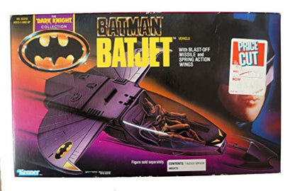 Vintage Kenner 1990 Batman The Batjet With Blast Off Missile & Spring Action WIngs - Brand New Factory Sealed Shop Stock Room Find