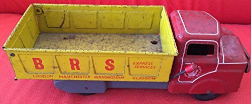 Vintage 1960'S - BTS British Road Services BRS Express Services Tipper Lorry Tin Toy