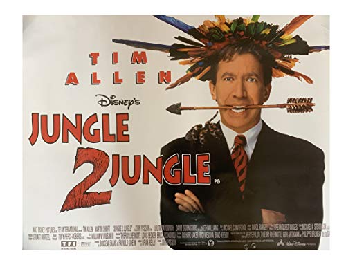 Vintage 1997 Jungle 2 Jungle Original Quad Cinema Movie Poster - Former Cinema Stock