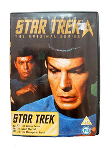 Star Trek The Original Series Tripple Episode DVD TOS 05 - 13 - The Galileo Seven / 14 - Court Martial / 15 - The Managerie Part 1