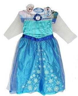 Walt Disney's Frozen Elsa Girls Roleplay Costume Dress Size Age 4X - 6X