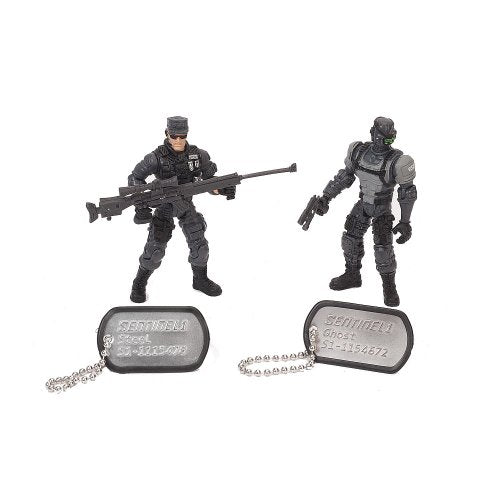 Action Figures 2017 True Heroes Sentinel 1 - Steel / Ghost Combat Twin Pack Shop Stock Room Find