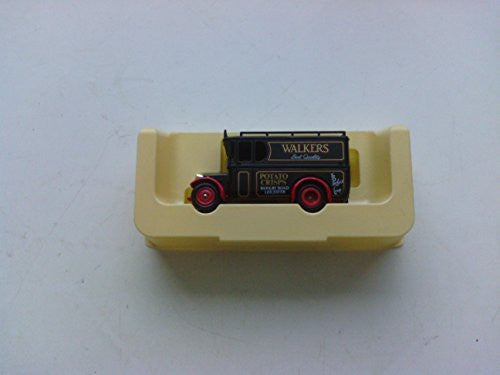 LLEDO/176 SCALE MADE IN ENGLAND DAYS GONE WALKERS CRISPS BLACK TRUCK MODEL COMES IN A PLAIN WHITE BOX SENT BY LLEDO