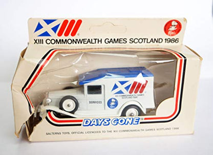 Vintage 1986 Lledo Models Of Days Gone 1936 Packard Delivery Van XIII Commonwealth Games Scotland 1986 Diecast Replica Vehicle - New In Box - Shop Stock Room Find