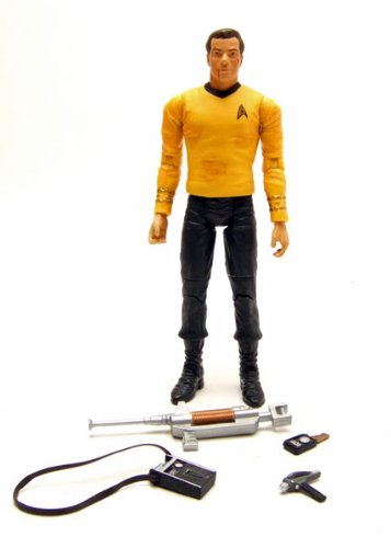 STAR TREK - Captain James T. Figurine Kirk battle ravaged
