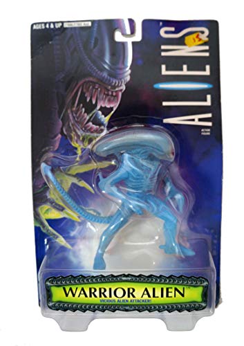 Vintage 1996 Aliens Warrior Alien Action Figure Vicious Alien Attacker - Brand New Factory Sealed Shop Stock Room Find