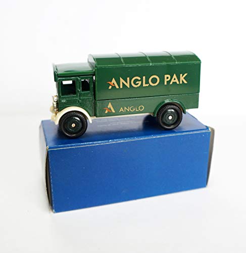 Vintage 1992 Corgi Cameo Collection Die-Cast 1:64 Scale AEC Cabover Delivery Van Replica Vehicle Anglo Pak Logo In The Original Box - Shop Stock Room Find