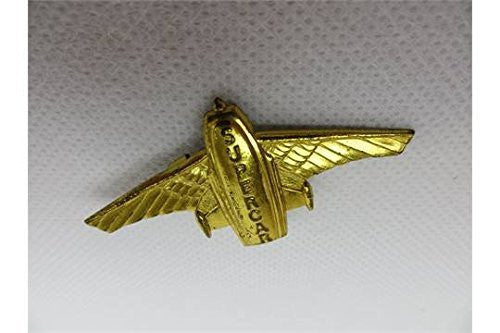 Vintage Gerry Andersons Supercar 1962 Mike Mercury Pilots Wings Badge With Working Pin