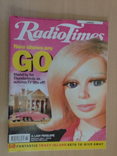 Thunderbirds Radio Times Front Cover Number 4 Lady Penelope 2nd To 8th Of September 2000 - Thunderbirds Are Go - New SHows Are Go