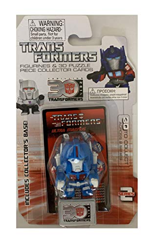 Action Figure 2014 TransFormers Figurines & 3D Puzzle Piece Collectors Card Series 2 - Ultra Magnus - 30th Anniversary Shop Stock Room Find.