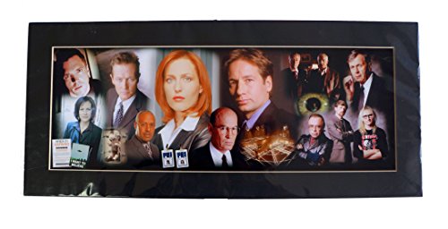 The X Files Vintage 2002 Framed Cast Montage Photograph End Of Series Production - Ultra Rare Item - Shop Stock Room Find