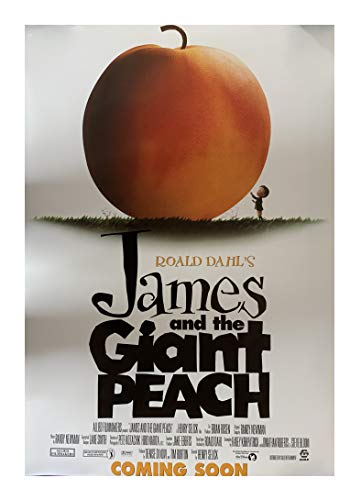 Vintage 1996 Roald Dahls James And The Giant Peach Original Quad Double Sided Cinema Movie Poster - Former Cinema Stock