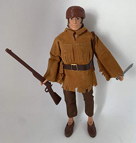 Action Figure Vintage Heroes Of The Americas West 1974 Mego Davey Crockett 8 Inch Fantastic Condition