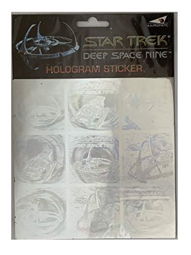 Vintage 1993 Star Trek Deep Space Nine Hologram Sticker Set Of 9 Stickers - By A.H. Prismatic Shop Stock Room Find
