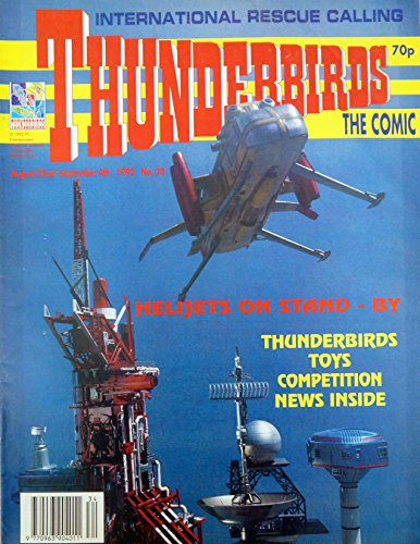 Vintage Rare The New Thunderbirds Comic Magazine Issue No. 23 August 22nd 1992 Ex Shop Stock [Comic] Fleetway Editions [Comic] Fleetway Editions