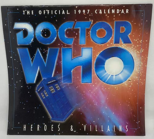 Vintage Doctor Who 1997 Heroes And Villains Limited Edition Official Calendar Shop Stock Room Find