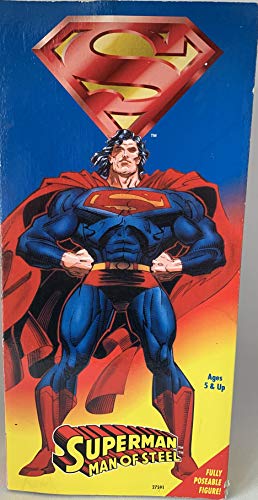 Vintage 1997 Kenner Superman The Man Of Steel Limited Edition 12 Inch Fully Poseable Action Figure - Brand New Factory Sealed Shop Stock Room Find