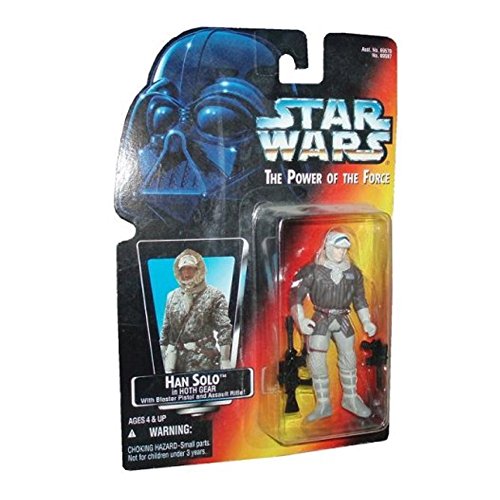 Star Wars The Power of the Force Han Solo in Hoth Gear Figure