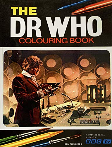 Vintage 1973 The Dr Who Colouring Book Staring Jon Pertwee As The Dr - Ultra Rare - Facsimile Edition 2013