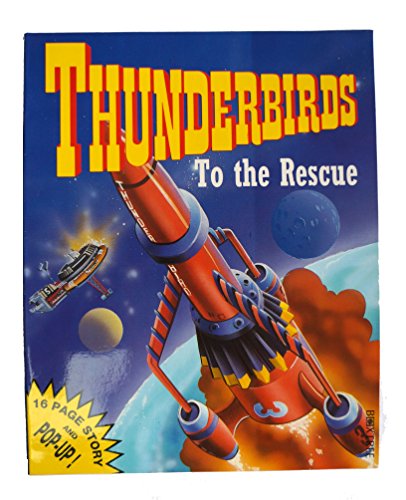 Vintage 1993 Gerry Andersons Thunderbirds To The Rescue 16 Page Story &amp; Pop-Up Book - Brand New Shop Stock Room Find