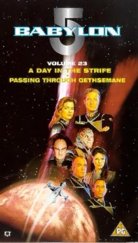 Vintage 1995 Babylon 5 Volume 23 - A Day In The Strife / Passing Through Gethsemane VHS Video Cassette. Brand New Factory Sealed Shop Stock Room Find